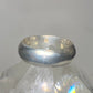 Vintage Plain ring size 5.75 wedding band stacker sterling silver R