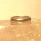 wedding ring  size 8.25  plain band  sterling silver southwest women  men