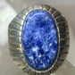 Blue Lapis? sodalite ring size 12.75 southwest sterling silver women men