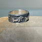 Whale ring size 6.50 whales band sterling silver women men