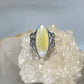 Long Mother of Pearl ring size 7 southwest MOP sterling silver women girls