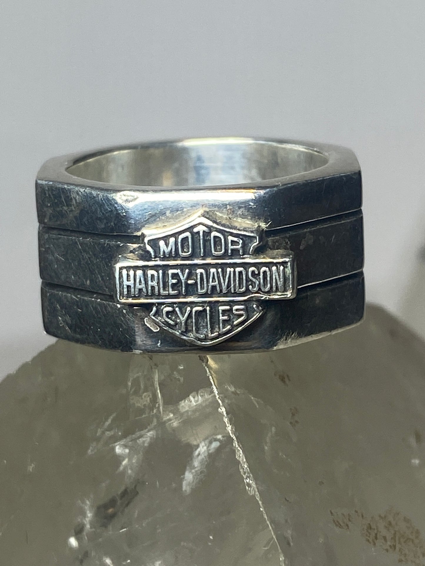 Harley Davidson ring biker pinky sterling silver women men