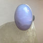 Agate ring chunky band sterling silver long women girls