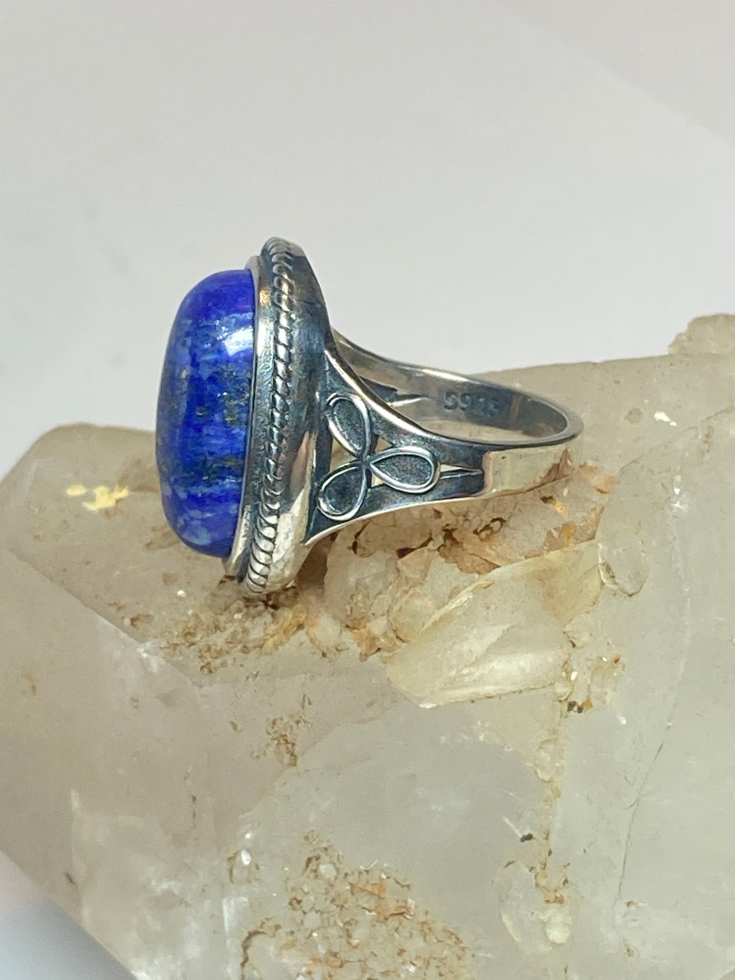 Blue Lapis Lazuli ring size 5.50 southwest  pinky sterling silver women girls