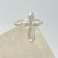 Cross ring  religious band sterling silver women girls