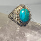 Turquoise Poison ring sterling silver women girls