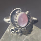Mother of pearl Ring southwest pinky sterling silver women girl bf
