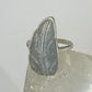 Labradorite leaf  ring  southwest sterling silver women