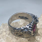 Flower ring size 4.75 floral cocktail pinky band silver women girls