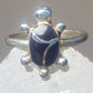 Turtle ring onyx southwest sterling silver women girls df