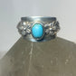 Cigar ring size 6.75 Felley band southwest turquoise sterling silver band women