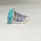 Carved shell size 9.75 clam band sterling silver women girls