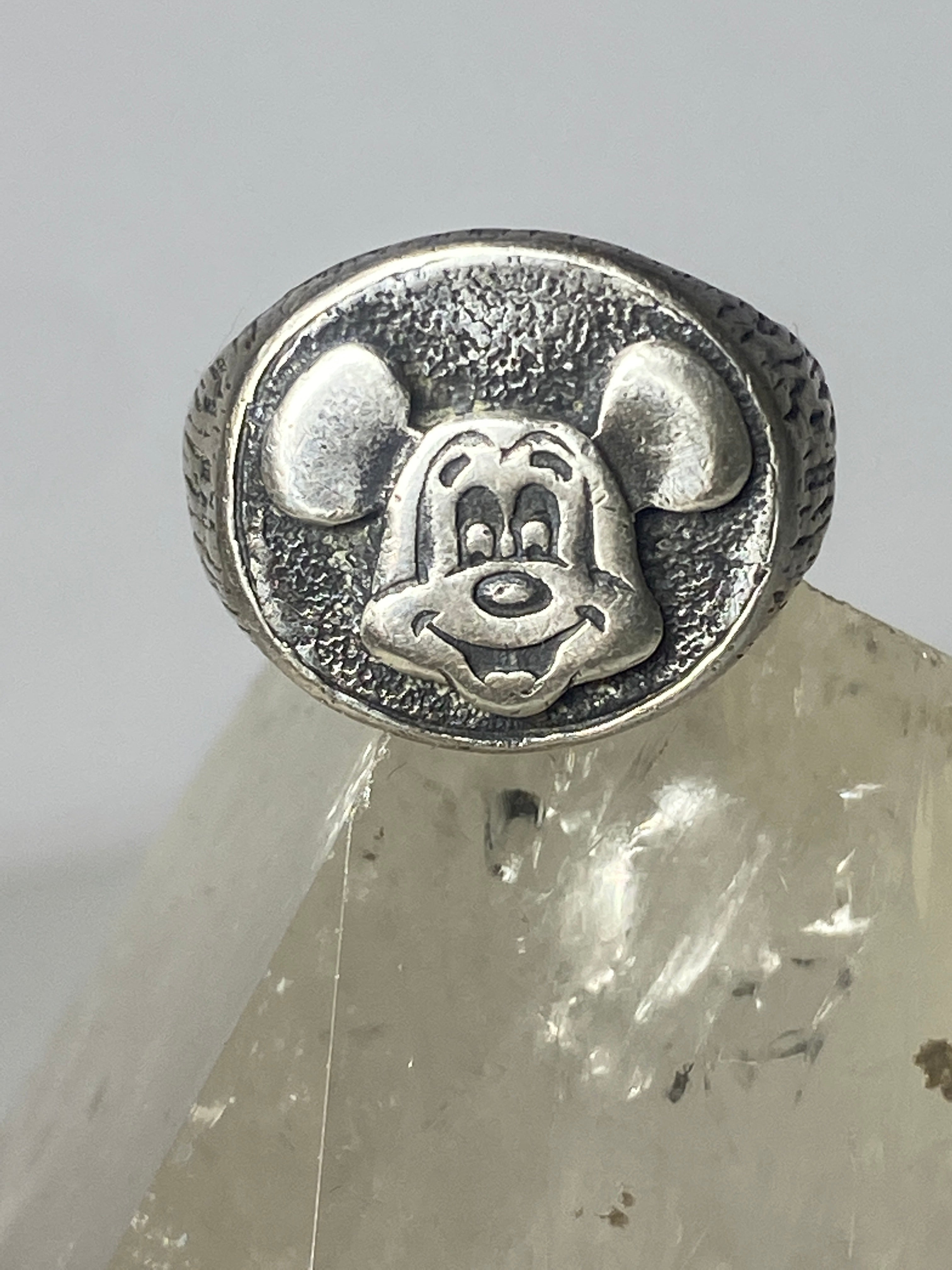 Sterling silver mickey hot sale mouse ring