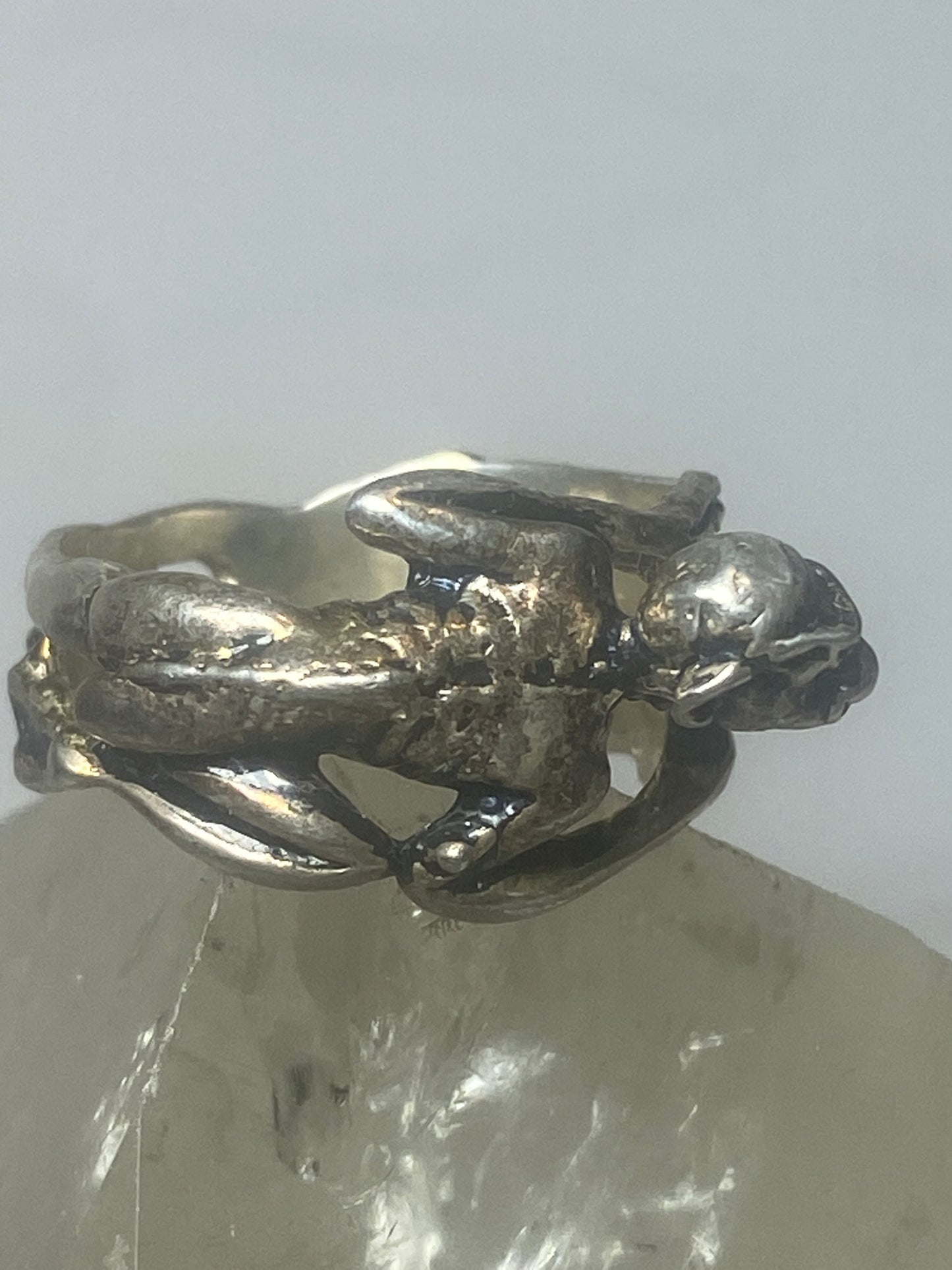 Gollum ring Lord of the Rings hobbit band sterling silver women girls boys