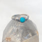 turquoise ring Navajo stacker pinky southwest sterling silver women girls