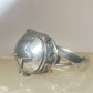 Poison ring size 6.75  star celestial band sterling silver women girls