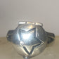 Poison ring size 6.75  star celestial band sterling silver women girls