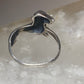 Dachshund ring size 7.50 dog band sterling silver women