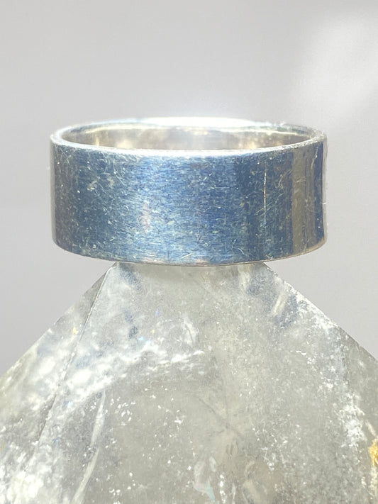 Plain ring wedding band sterling silver women