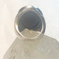 Onyx ring size 6.75 amethyst southwest band sterling silver women men