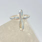 Cross ring  religious band sterling silver women girls