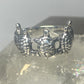 Turtle ring  turtles band  sterling silver women girls