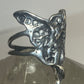 Naked Lady ring size 7.25 wings nude woman brutalist sterling silver women