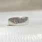 Faith ring religious word band sterling silver women girls
