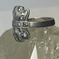 Marcasite ring  band sterling silver Art Deco style women girls