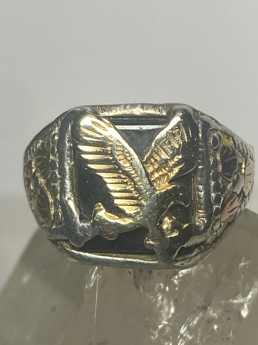 Eagle ring sterling silver women men