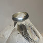 Vintage Plain ring size 7.75 Mexico wedding band stacker sterling silver