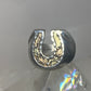 Horseshoe ring size 6.75 Black Hills Gold sterling silver with overlay 12K