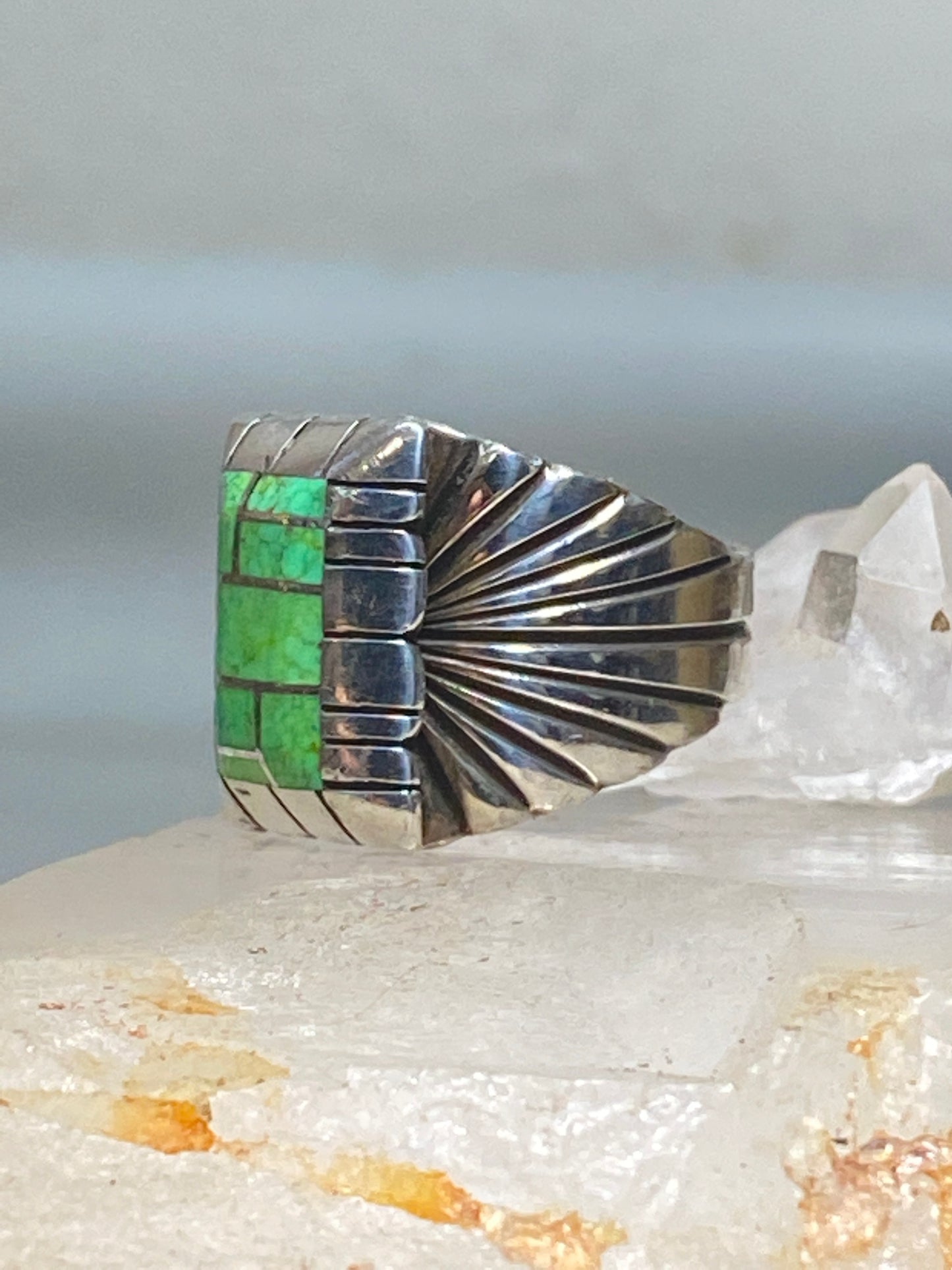 Navajo ring turquoise sterling silver women men