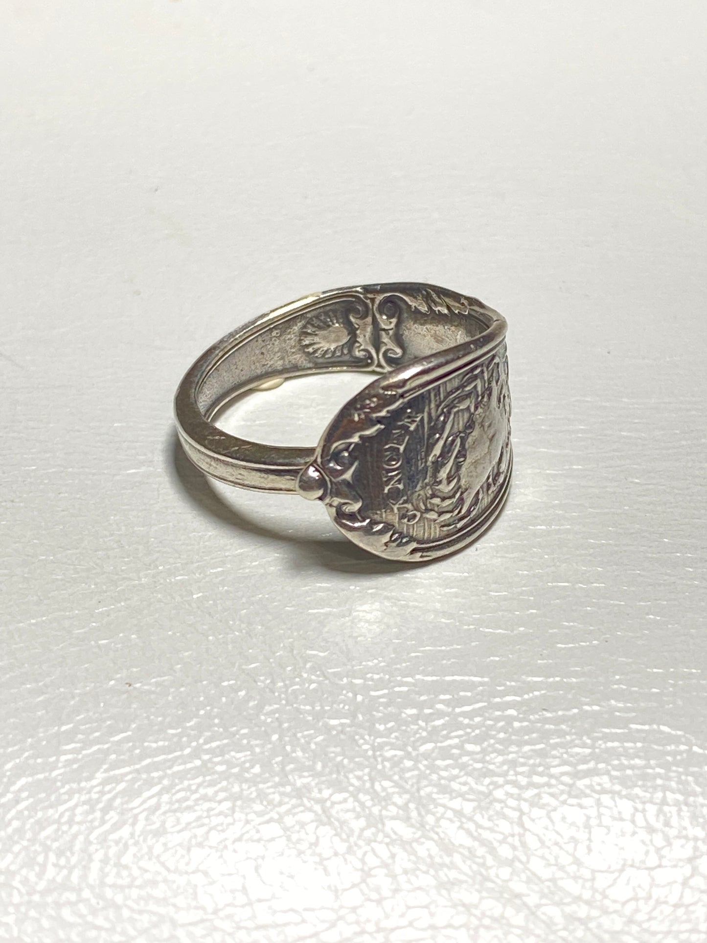 Crab spoon ring Cancer birthday Zodiac June July band sterling silver band women girls