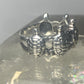 Turtle ring  turtles band  sterling silver women girls