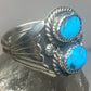 Turquoise ring size 13 Navajo southwest sterling silver women men