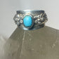 Cigar ring size 6.75 Felley band southwest turquoise sterling silver band women