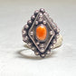Poison ring coral filigree sterling silver women girls