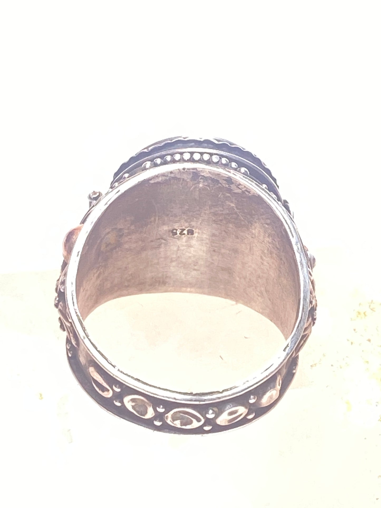 Poison ring size 8.50 teardrop sterling silver women