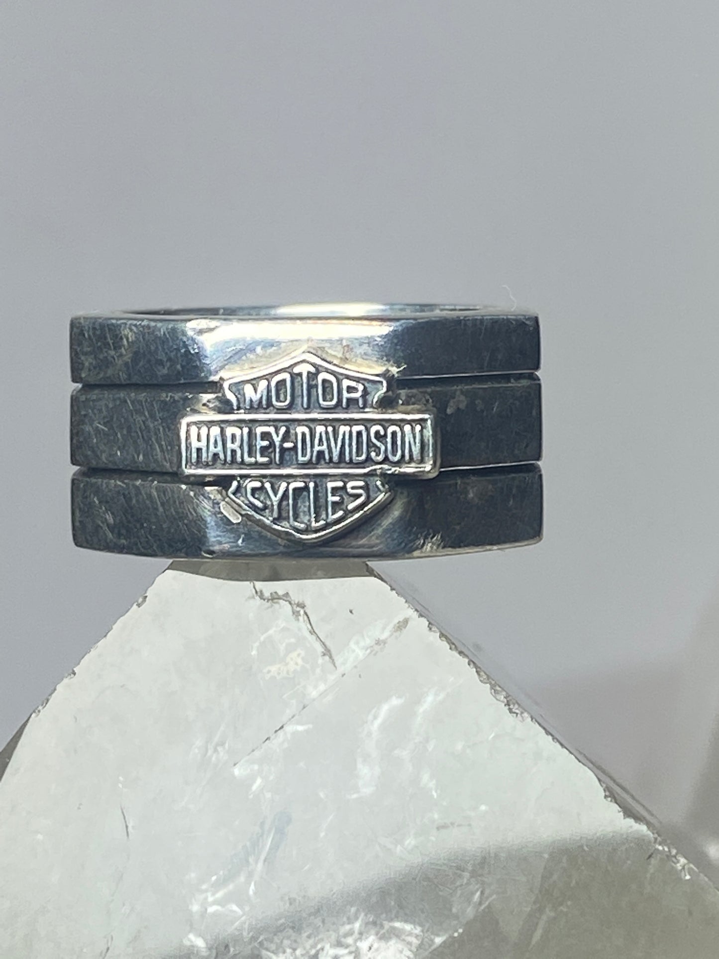 Harley Davidson ring biker pinky sterling silver women men