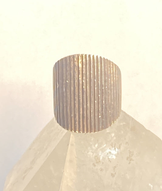 Knuckle ring size 8.75 cigar band sterling silver women girls