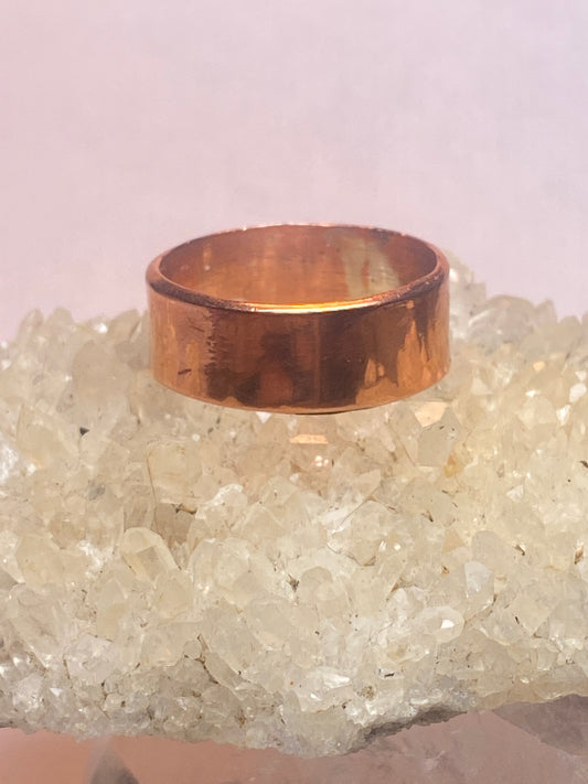 Copper ring size 11.25 Wedding band women men