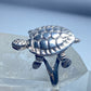Turtle ring Moving articulated band sterling silver women girls