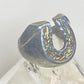 Horseshoe ring size 6.75 Black Hills Gold sterling silver with overlay 12K