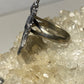 Dragonfly ring insect band sterling silver band women