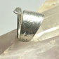 wishbone spoon ring 4 leaf clover band good luck sterling silver women