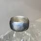 Vintage Plain Wide ring size 6.25 wedding band stacker sterling silver I