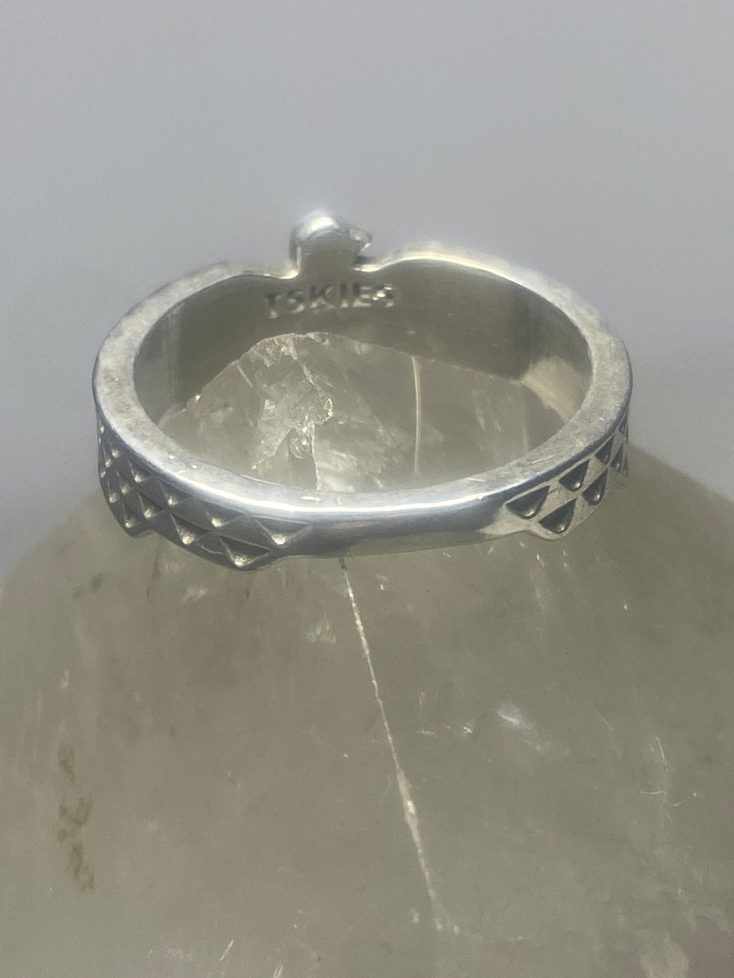 Phoenix  Ring sterling silver southwest band women men by T Skies