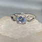 Cocktail ring size 9.75 sparkling  CZ's evening dress sterling silver women girls