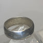 Vintage Plain ring size 5.25 wedding band stacker sterling silver T